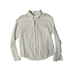 Marine Layer Women's Gauze Long Sleeve Blouse XS